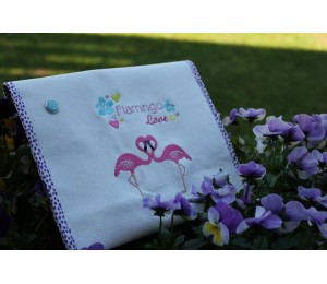 Stickserie - Flamingo Tropical